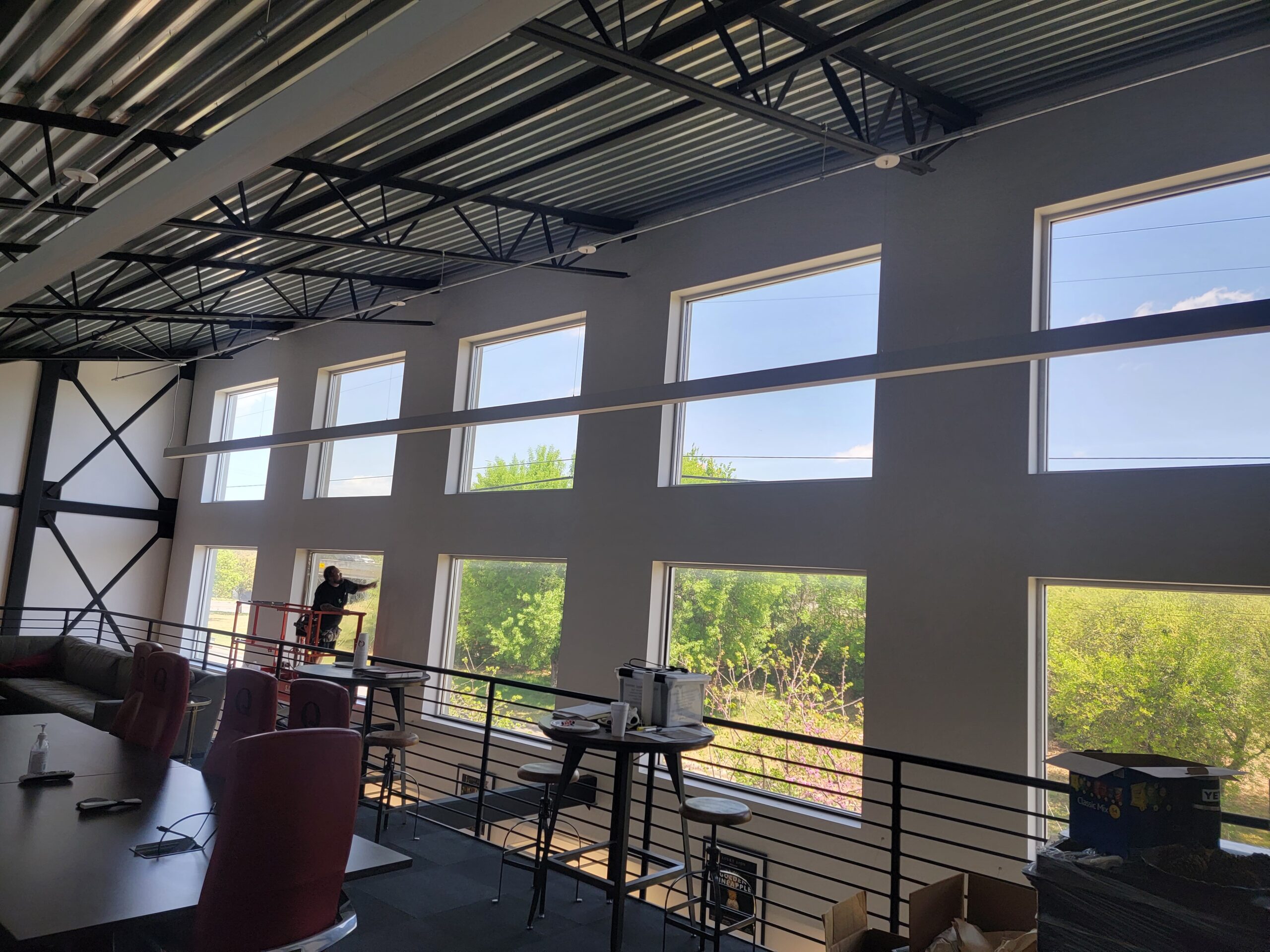 Commercial Building Tint Install